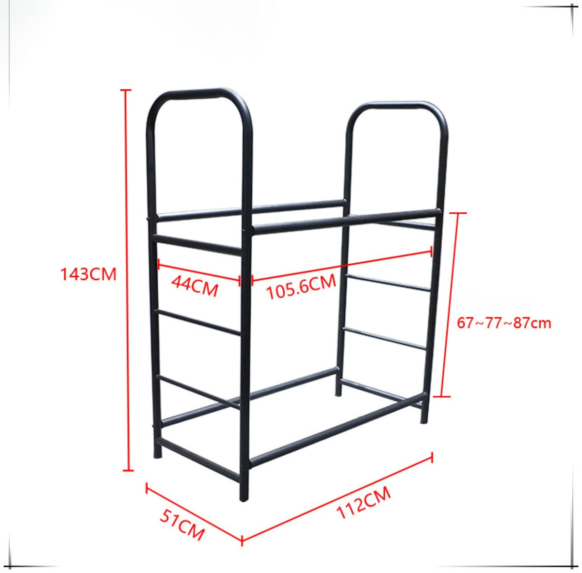 Tire Rack, 112x 51 X 143cm Without Wheels Holds 8 Tire Storage Racks, Height Adjustable Storage Rack for Basement Workshop