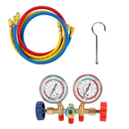 Refrigerant Manifold Gauge Air Condition Refrigeration Set Air Conditioning Tools with Hose and Hook