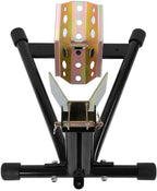 Motorcycle Bike Front Wheel Stand Motorbike Tire Rack Stand for 17-21Inch Wheel Steel Motorbike Wheel Chock Locking Stand System, Front Wheel Chock Parking Rack Display Holder