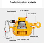 Load-Bearing Spring Balancer,Adjustable Spring Balancer Thick Steel Wire Rope Assembly Line Used for Hanging, Placing, Transporting and Dismantling Tools Etc.(22-30kg)