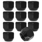 10x Open Wheel Nuts M12 x 1.5 Taper Collar without Collar 60° SW 19 mm Compatible with Smart Forfour