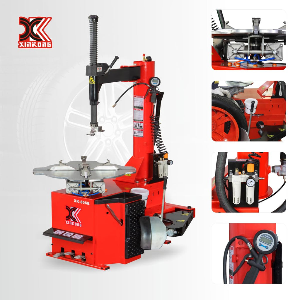XK Tire Changer and Tire Balancer Combo Rim Clamp 28 in, 110V,806B-70D