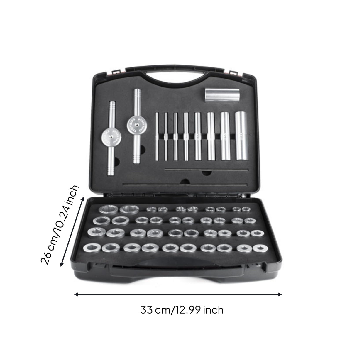 Bearing Installer Bearing Press Kit Bearing Tool Set Bearing Installation Tool with Portable Carrying Case and Adapter Blocks Suitable for Home garages Service Stations
