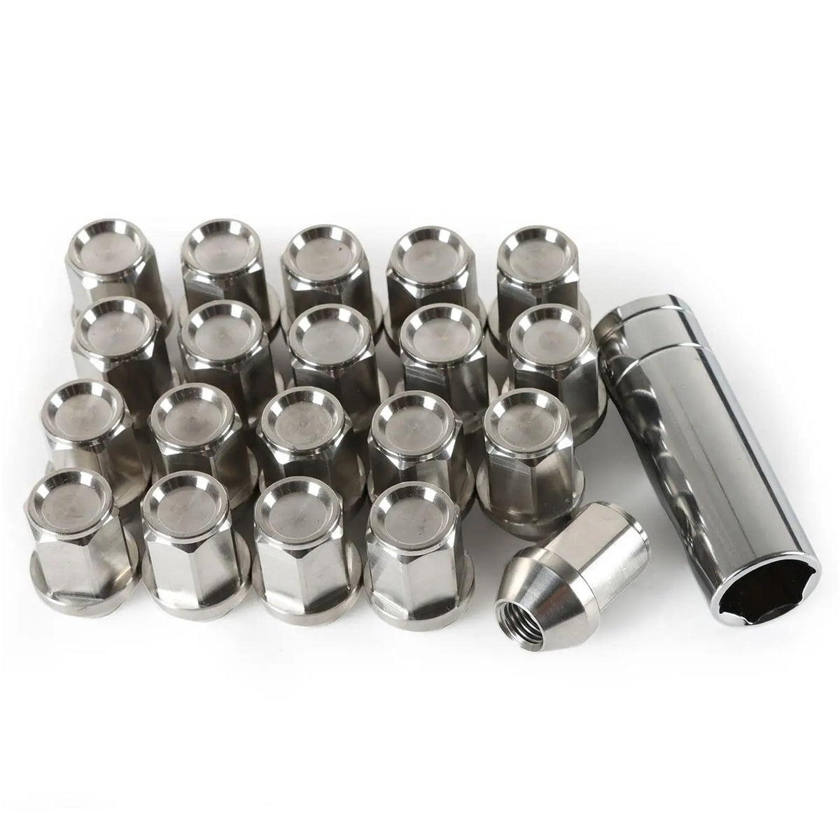 20PCS Universal Lug Nuts Wheel Hex M12*1.5 19mm Length 35mm 304 Stainless Steel Car Accessories Parts