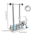 Wheel Truer Wheel Truing Stand Rim Alignment Clamping Adjustment Stable Bench Mount Fine Tuning Screws Aluminum Alloy Steel suitable for garages repair benches , Standard Version