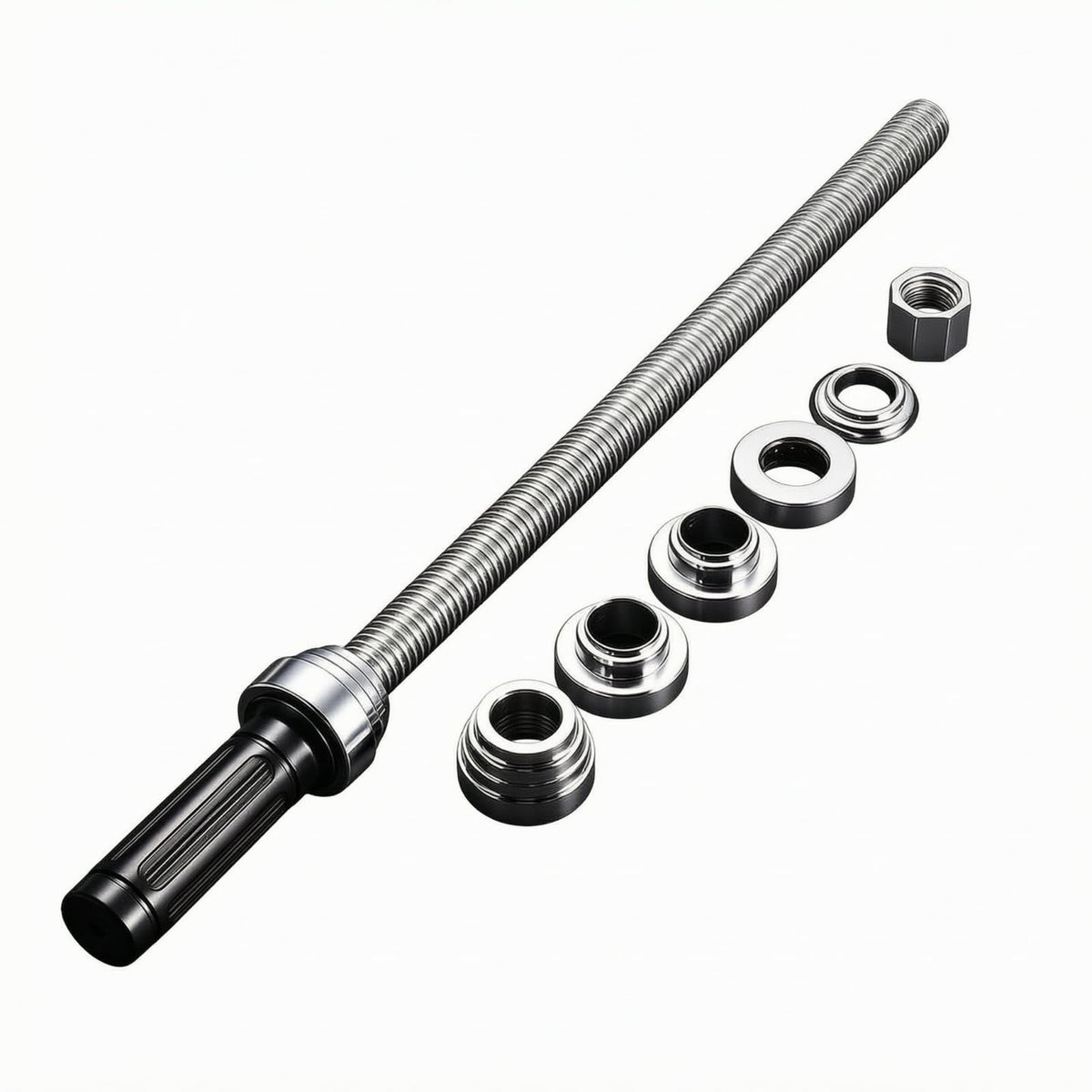 Amagogo Bearing Press with Adapter Sleeves Textured Handgrip Vehicle Bearing Installation Tool 45 Steel for Automotive Technicians, Workshop Repair