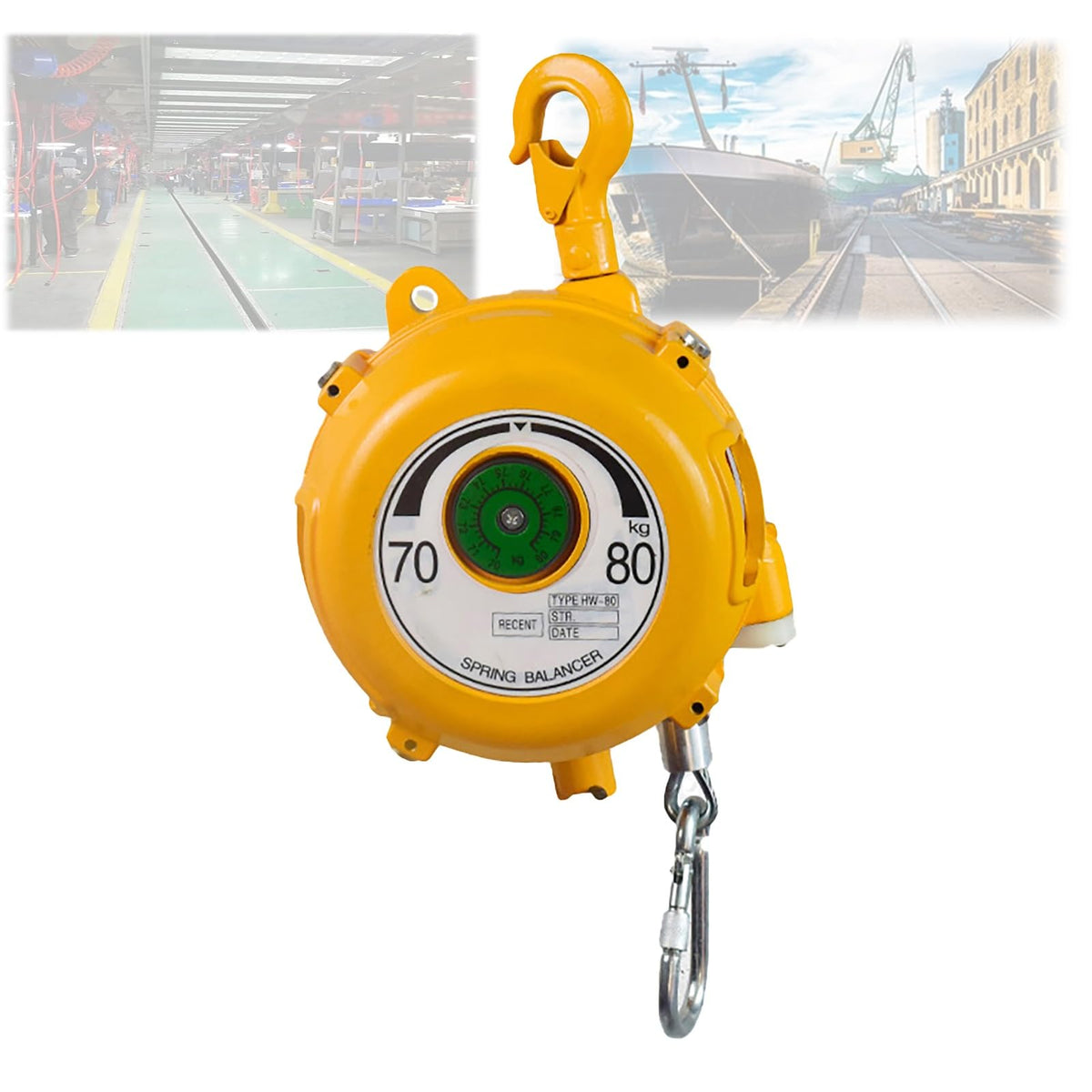 SPABOY Tower Type Spring Balancer, Heavy Duty Tool Balancer with Self-Locking Function, Iron Hanging Balancer,Hanging Holder 1.5 M Wire Rope, for Hanging Equipment Parts Welding Etc. (Size : 15-22kg)