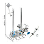 Wheel Stand Truing Stand Wheel Alignment Tool Wheel Repair Base With Anodized Aluminum Alloy And Fine Tuning Dial Suitable for Wheel Building Shop Adjustments , Blue , Professional Model