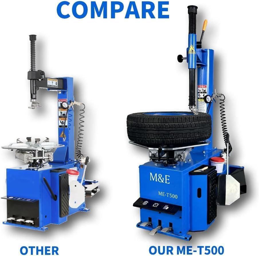 ME 2.0 HP 24" Tire Changer Machine ME-T500 Tire Changer Wheel Changers Tire Repair Machine Tire Changing Machine