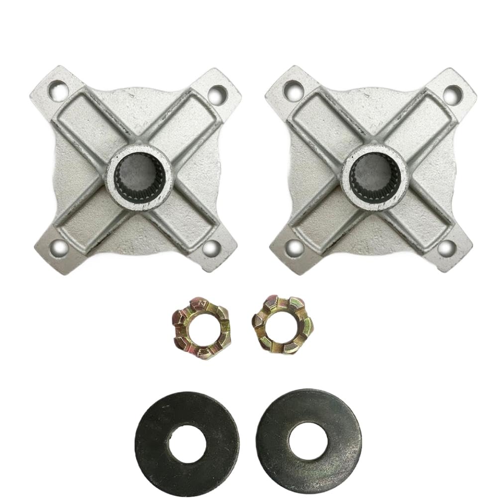 Rear Axle Wheel Hub Nut Set Washers Compatible with Kandi 150cc 200cc 250cc Go Kart Dune Buggy