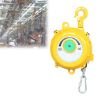 Retractable Spring Balancer 1.5m Wire Rope & Hook - Heavy Duty Tool for Workshop, Assembly Line & Automotive Equipment (5-9kg Capacity)