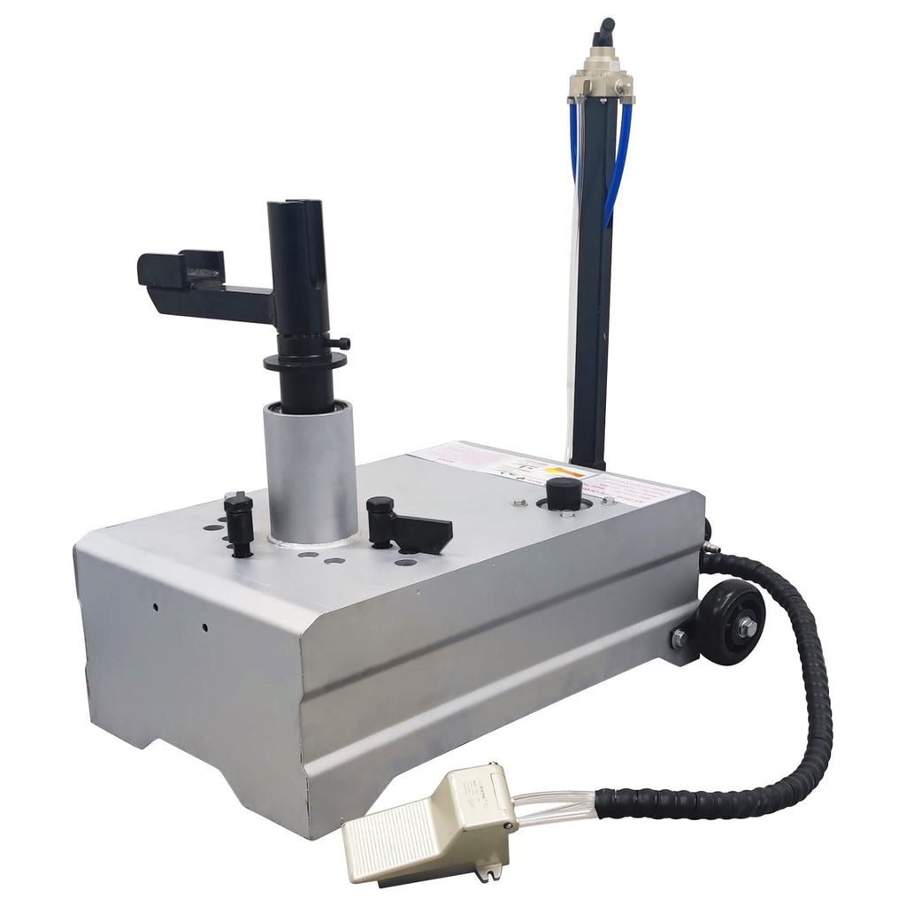 R22.5 Portable Pneumatic Truck Tire Changer Machine with Bead Breaker Cylinder Air-Powered for Semi-Truck Tractor & Trailer Wheels Professional Wheel Changing Equipment
