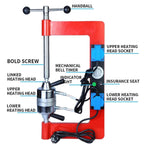 Tire Vulcanizing Machine 2X500W, Auto Tire Repair Kit with 8 Moulds, 145-180℃ Heating Tool for Small Cars, Tire Repair Equipment