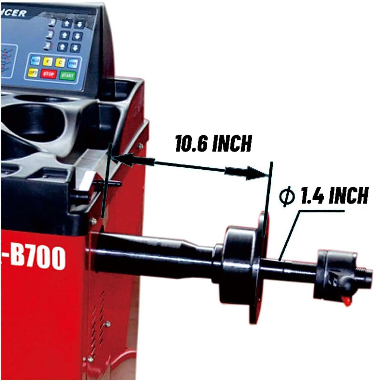 2.0HP KT-T810 Tire Changer with Bead Blaster & KT-B700 Wheel Balancer Tire Repair Wheel Changers Combo