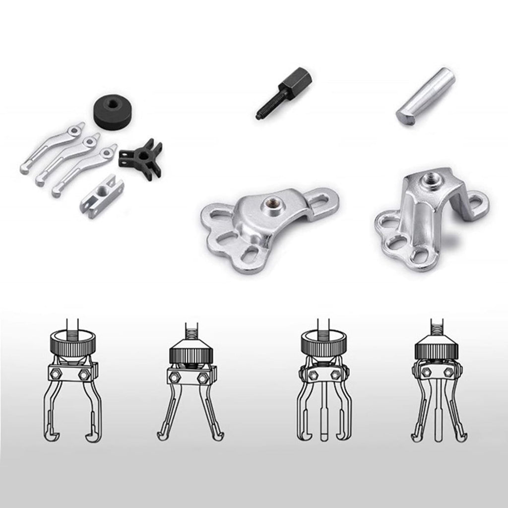 Heavy Duty Wheel Bearing Puller Set with 2.35Lb Slide Hammer and T Handle for Removal of Seals Bearings