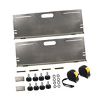 Wheel Alignment Tool Alignment Rods Toe Plate Toe Angle Measurement Tool Stainless Steel Anti Slip Design Suitable for Vehicles sedans SUVs Pickup