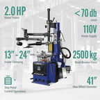 XK Tire Changer and Balancer Combo 37 in Wheel Machine, 110V,960-690