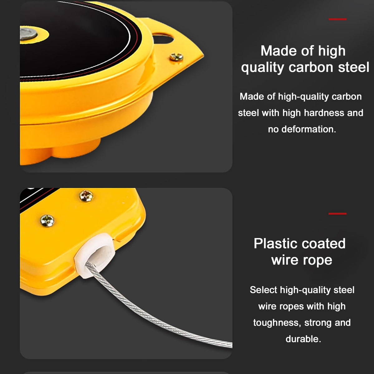 Spring Balancer, Retractable Balancer, Screwdriver Hanging Wrench, 1.4m/3m Steel Wire Rope Measurement Tool Assembly Line Hanging Tool, Excellent Shell,1.4m-0.5-1.5kg