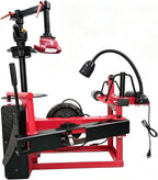 KATOOL Mini Tire Changer Machine Manual Tire Spreader Portable Tire Changer with Stand Adjustable LED Light Tire Spreader for Shop Home Garage