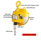 Spring Balancer, Iron Hanging Balancer,1.5m Length Tool Balancer with,Adjustable Balancer Retractor Hanging Holding,Equipment in Yellow(3-5 kg)