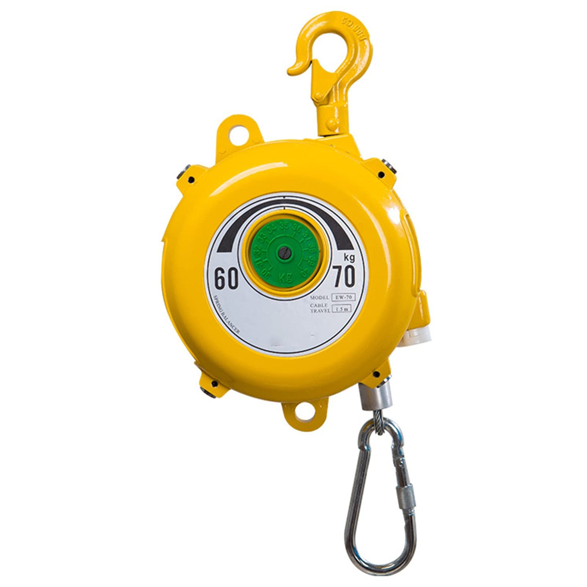 Spring Balancer, Balancer Retractable Balancer Screwdriver Hanging Wrench Steel Wire Rope Measurement Tool for Assembly Line Hanging Tools Hanging Assembly Line,60-70kg