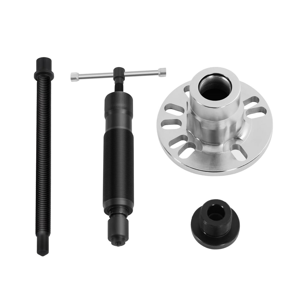 Hydraulic Wheel Hub Tool Kit, Wheel Removal Extractor & Disassembly Tool, Drive Press Shaft Puller for 4 or 5 Hole Hubs, 96-125mm Compatible