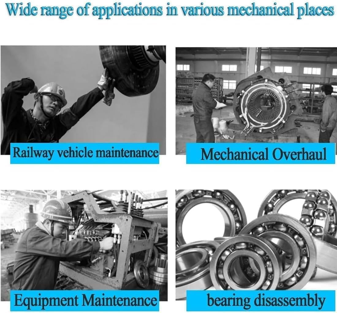 Hydraulic Puller Kit, Adjustable Claw Wheel Bearing Puller Separator for Crankshaft Pulley,Pump Oil Line Removal Tool