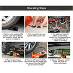 Floor Jack Car Electric Hydraulic Jack Kit 5Ton Automatic Lifting Jacks with Tire Inflator Pump Wheel Disassembly Farm Jack,