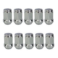 TRACER 10x Wheel Nuts M14 x 1.5 Taper Collar Closed 60° 35 mm | Spanner Width 19 mm Compatible with Ford Edge II 15 AWD Galaxy III 15 Galaxy III 15 4X