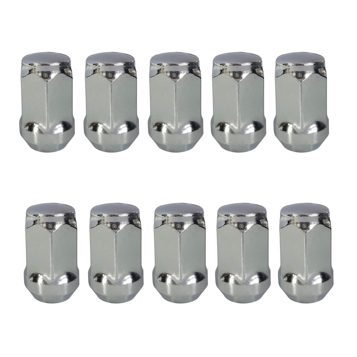 TRACER 10 x Wheel Nuts M14 x 1.5 Taper Collar Closed 60° 35 mm Spanner Width 19 mm Compatible with Tesla Model 3 Model 3 Dual Motor Model S D