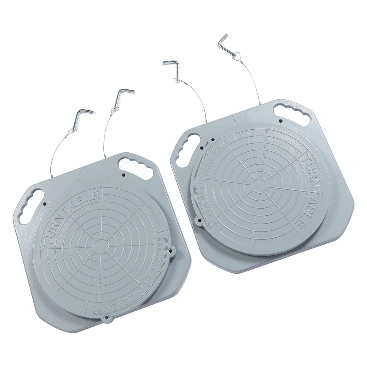 Wheel Alignment Turn Plate 5 Ton Capacity 360 Degree Rotation 2.4in Sliding Distance Wheel Alignment Turntable for Vehicle Van Provides Durability Turn Reliability Ensuring Mg