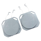 Wheel Alignment Turn Plate 5 Ton Capacity 360 Degree Rotation 2.4in Sliding Distance Wheel Alignment Turntable for Vehicle Van