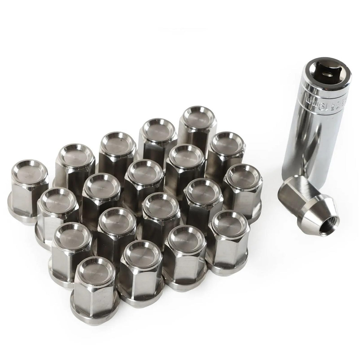 20PCS Universal Lug Nuts Wheel Hex M12*1.5 19mm Length 35mm 304 Stainless Steel Car Accessories Parts