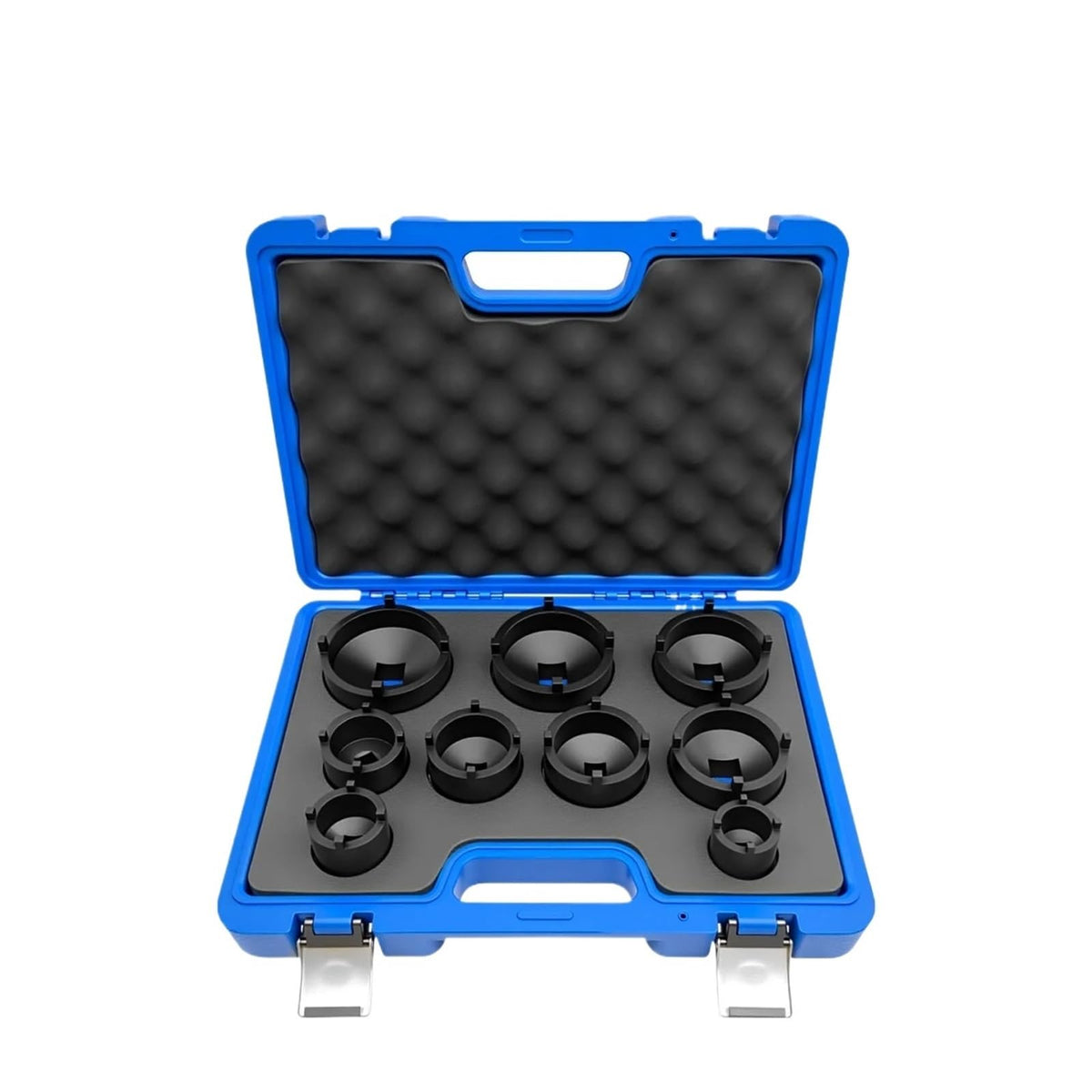 9-Piece 1/2" Driveshaft Nut Socket Tool Set, Spindle Nut Socket 22-75mm, Compatible with Dodge and Most Other Models
