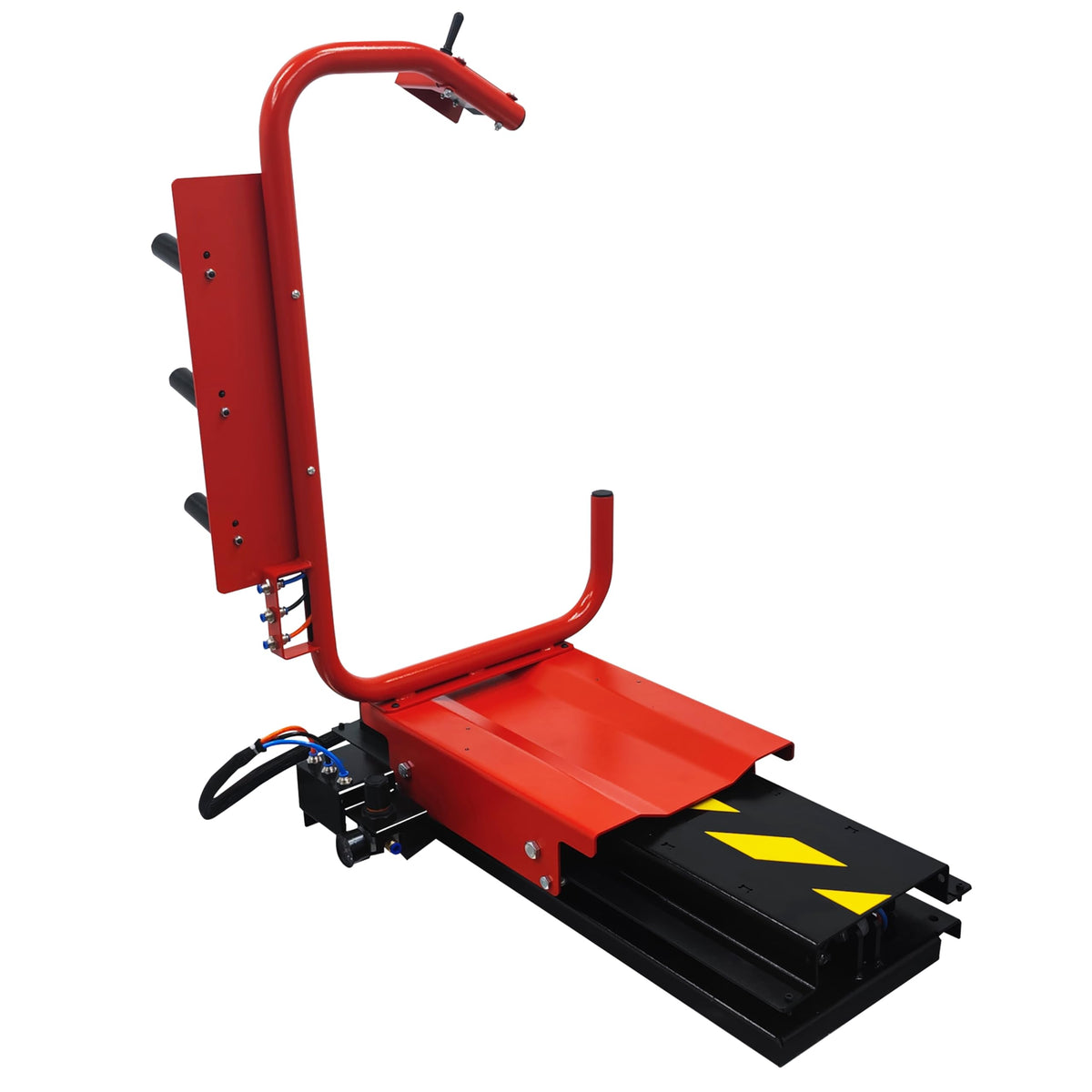 Tire Elevator Lifting Machine Pneumatic Tire Lift Balancing Machine Special Tire Support Device for Tire Dynamic Balancing Machine 6-8BAR Lifting Weight 165LBS