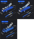 Horizontal Jack 2 Ton Car Jack Car with Off-Road Vehicle SUV Hydraulic Jack 3t Tire Changing Tool (Plastic Box KC882003)