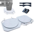 Wheel Alignment Turn Plates,for Car and Truck,Portable Table with Transition Blocks and Thrust Pads