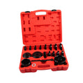 23Pcs Wheel Bearing Press Kit Front Wheel Drive Bearing Removal Tool Universal Storage Case Wheel Bearing Puller Tool Set