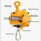 Spring Balancer, Spring Balancer with Tower Wheel Rope and Safety Buckle, Used in Workshops and Mechanical Engineering Improve Work Efficiency(1.6m-22-30kg)