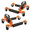 2 Pack Hydraulic Car Wheel Dolly Ratchet Tire Positioning Jack Iron