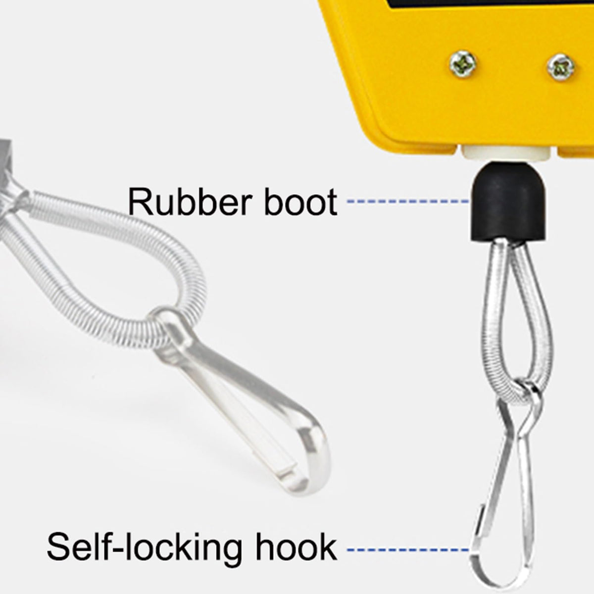 Retractable Adjustable Spring Balancer 2m Wire & Hook - Heavy Duty Garage & Automotive Equipment (0.6-3.0kg) for Tools, Equipment & Workshop Use,0.6-3.0kg