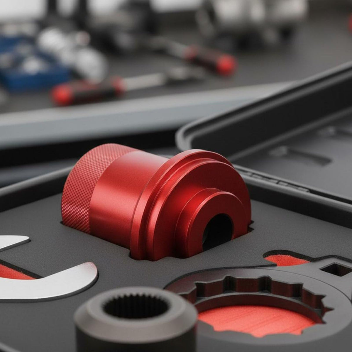 Baoblaze Differential Service Rear Differential Removal Tool Auto Repair Bearing Press Kit Carbon Steel Construction Suitable for Mechanics Garage Workshop Bearing Replacement