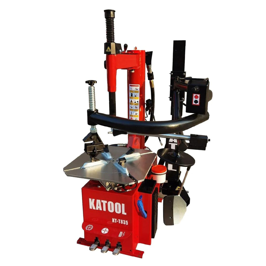 Wheel Clamp Tire Changer Machine 2.0 HP Motor 110 V Single Phase Professional Garage Equipment Auto Shop Vehicle Wheel Service Tool