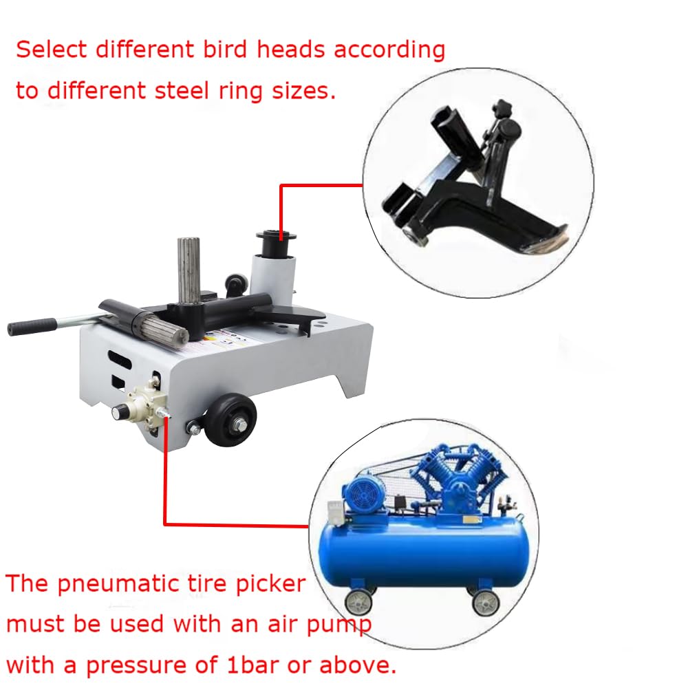 22.5" 24.5" Pneumatic Truck Tire Changer Machine Portable Wheel Changer Wheel Changing Equipment for Mining Dump Trucks and Semi-Trailers