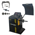 KunChy 10"-24" Automatic Laser Wheel Balancers Wheel Balancing with Hood and Auto Ruler Brake Self-Calibrating,KC-988
