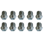 TRACER 10 x Wheel Nuts M12 x 1.25 Taper Collar Closed 60° 28 mm Spanner Width 17 mm Compatible with Chevrolet Matiz M2 Spark 1M Spark M2 Spark M4 Spar
