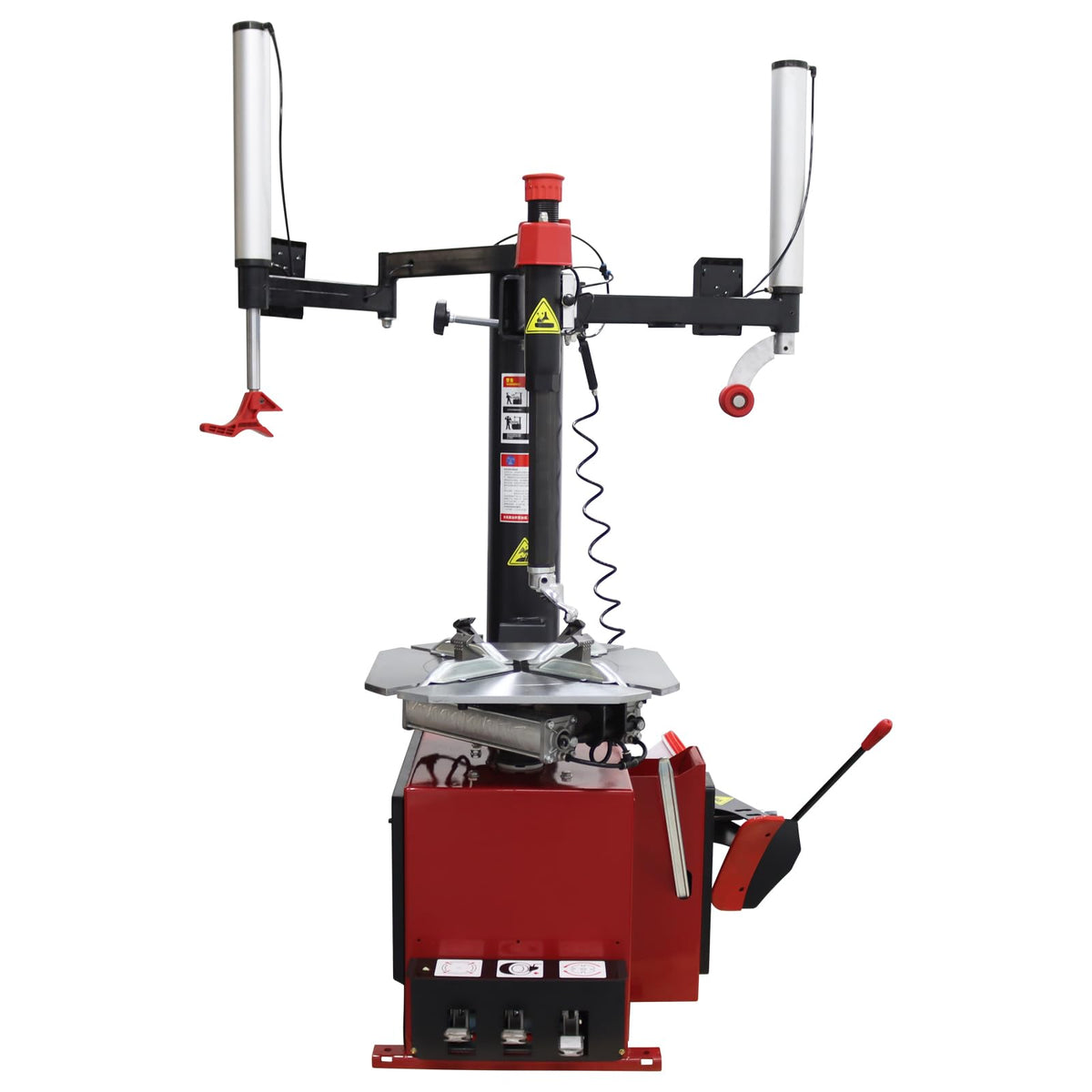 Tire Changer Machine with Auxiliary Arm Tire Changing Tool Heavy-Duty 24'' Tire Changer Wheel Machine for Car Repair Shops 110V 1.1KW