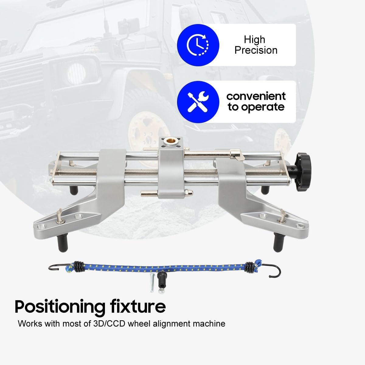 Wheel Alignment Clamp & Magnetic Adapter for 11-25 Inch Rims