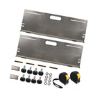 Wheel Alignment Toe Plate, Stainless Steel Adjustable Rod 10.5-21.2 in, for Sedans SUVs Pickup Trucks 15-22 in Hubs