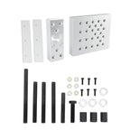 Universal Drill Press Support Plate Set, 30 Ton Capacity, for Car Wheel Hub Bearing Bushing Repair and Removal, Includes Positioning Plates and Spacer Blocks
